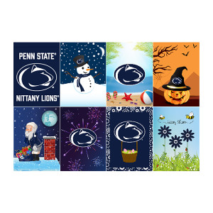 Penn State seasonal garden flags image